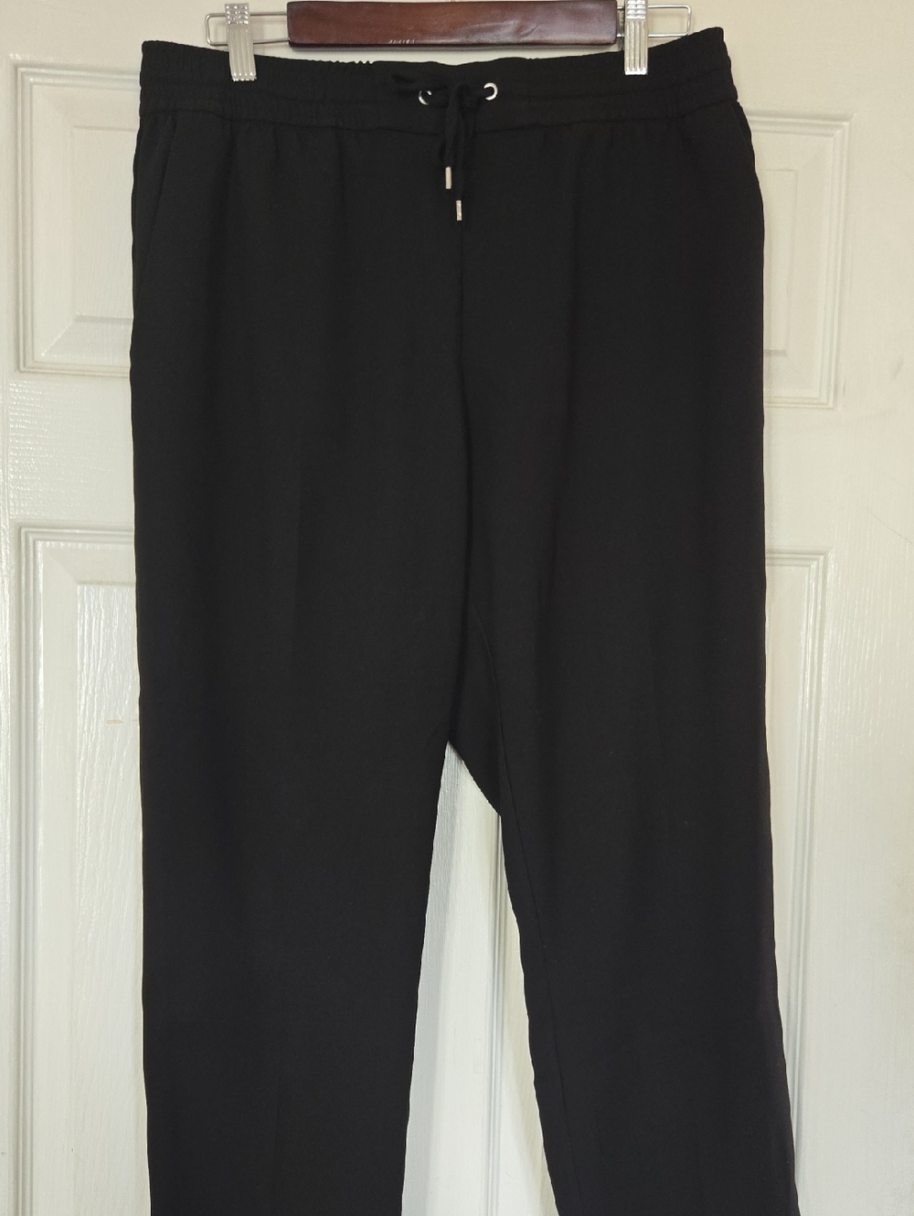 H&M Black Drawstring Ankle Pants